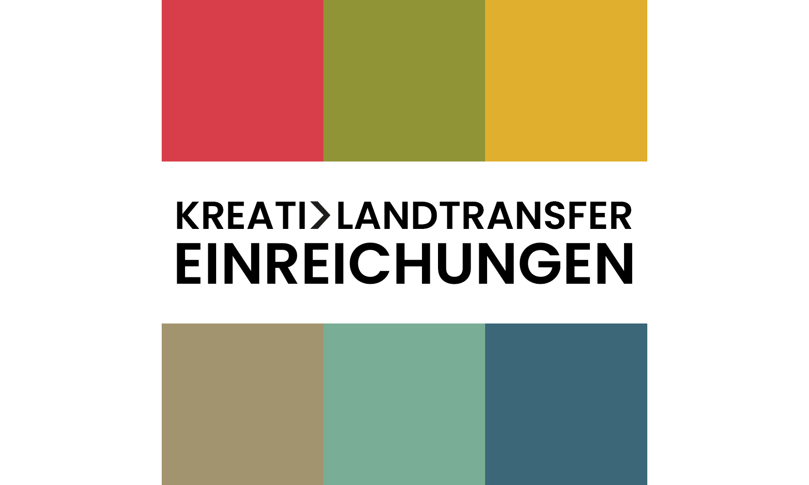 Bekanntgabe Einreichungen KreativLandTransfer